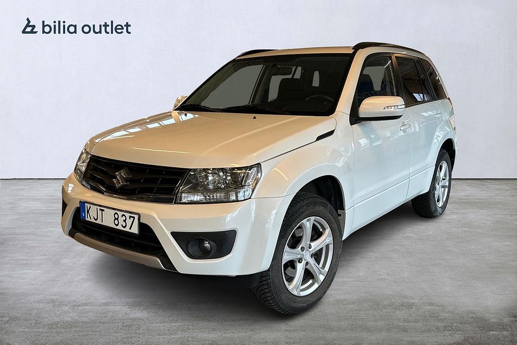 Suzuki Grand Vitara 2.4 4WD Exclusive Aut Dragkrok Pearl white