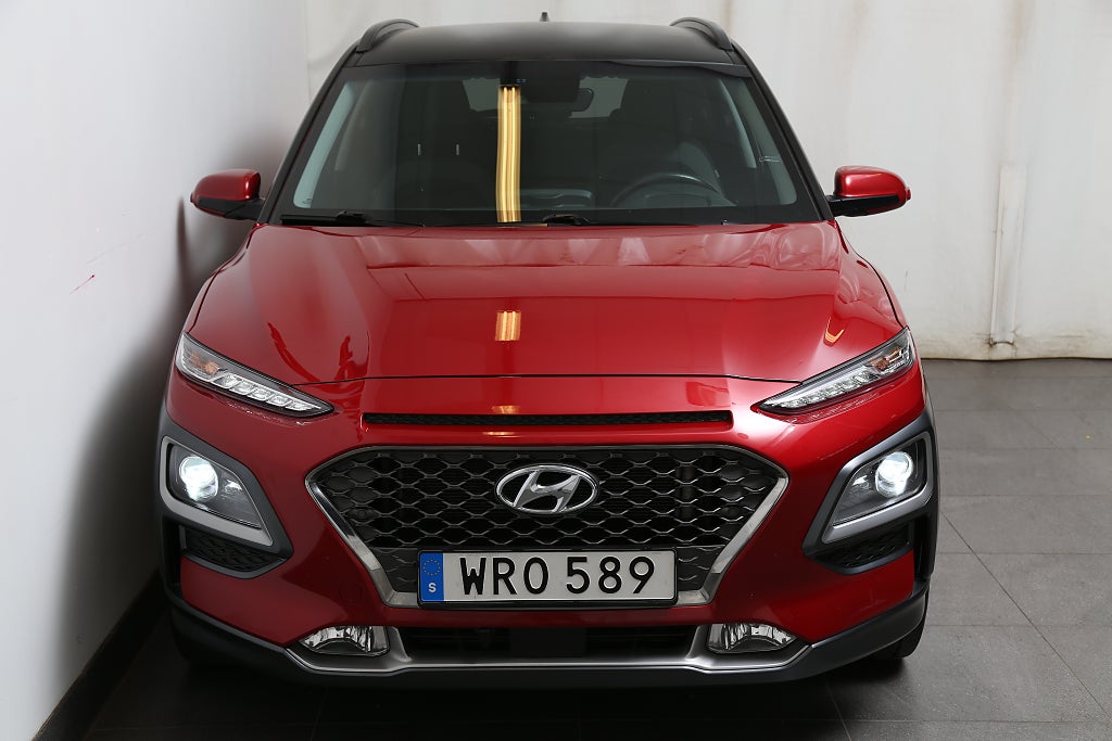 Hyundai Kona 1,6 T-GDI AWD 177hk Premium Aut KRELL Motorv Dragkrok 2020