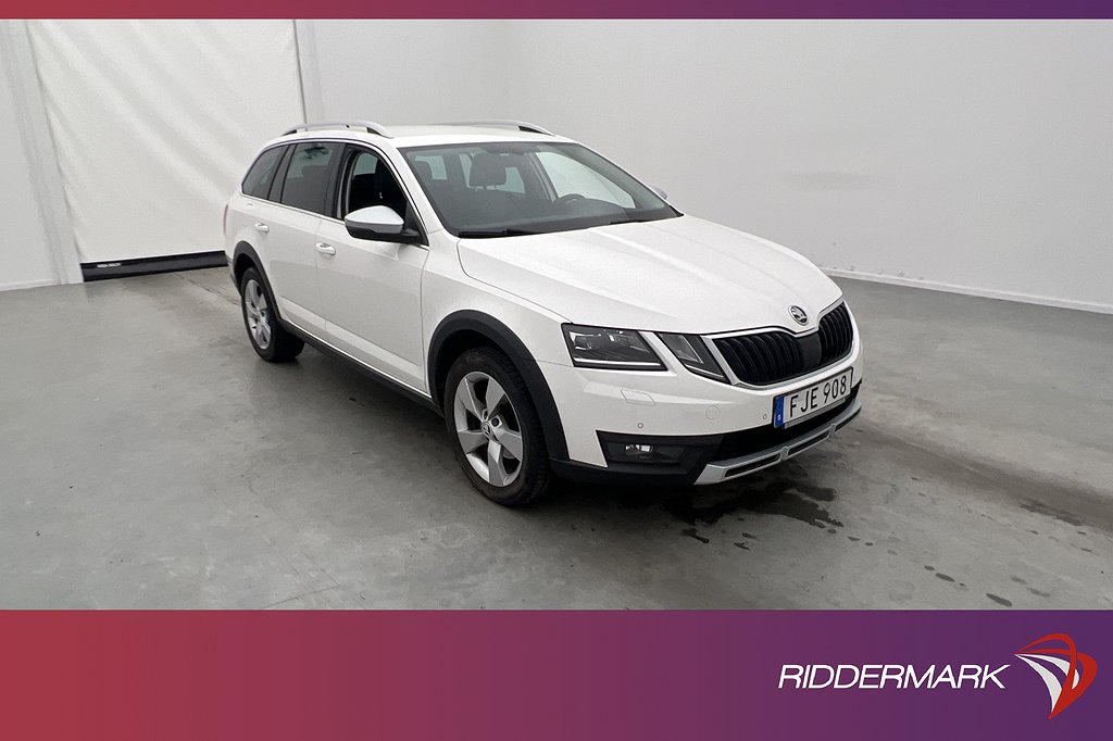 Skoda Octavia Scout TDI 4x4 150hk Premium Canton Värm Drag