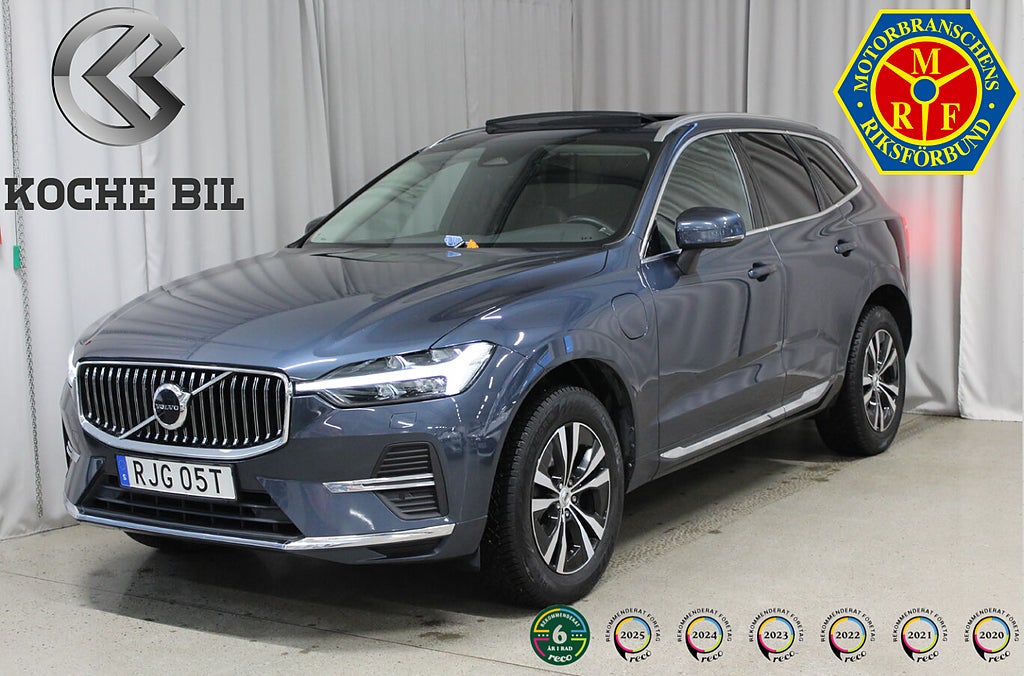 Volvo XC60 Recharge T6 AWD Panorama, Drag, Skinn, Google, 3,99%