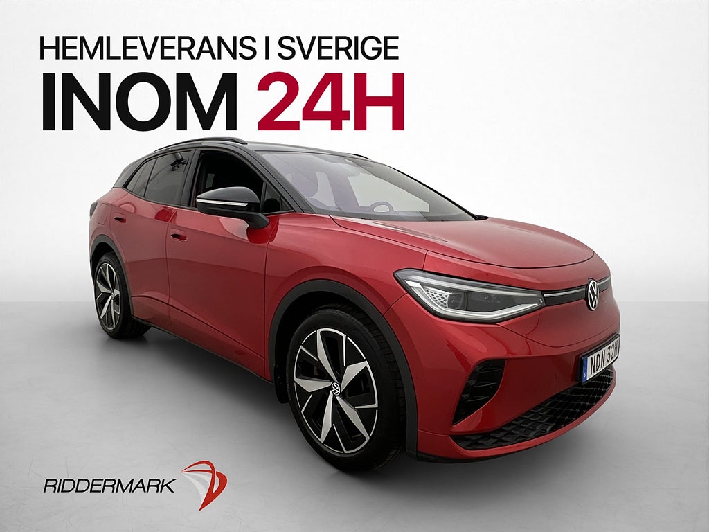 Volkswagen ID.4 GTX 4M Navi 360° Värmepump Drag MOMS