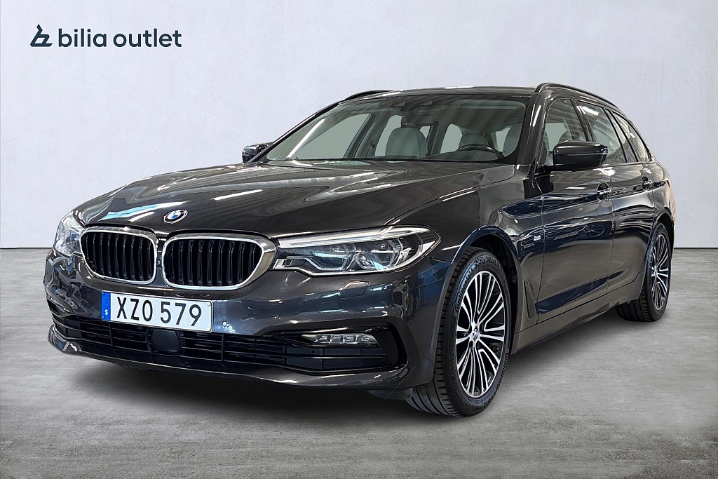 BMW 520d xDrive Touring Sport line 190hk Cockpit HuD 360°k