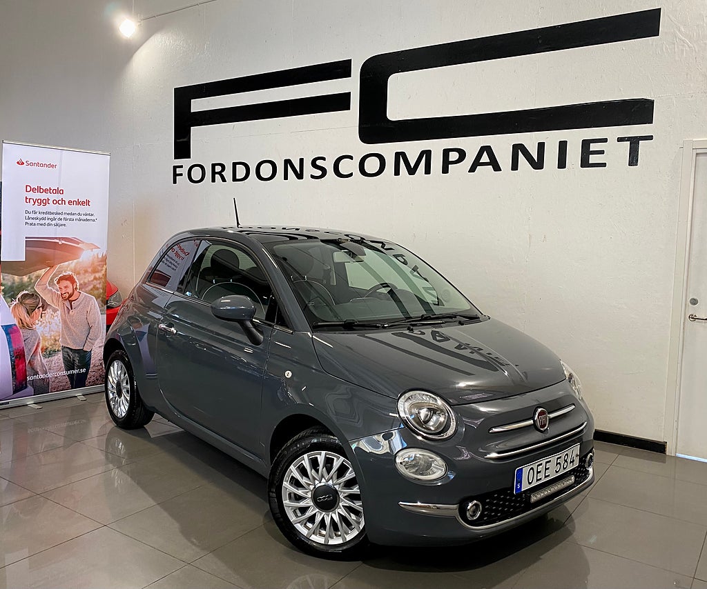 Fiat 500 1.2 8V Lounge Glastak Ny kamrem