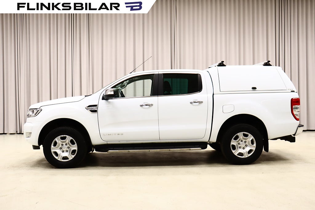 Ford ranger 160HK Automat|Limited|Kåpa|Drag|Värmare|Momsbil