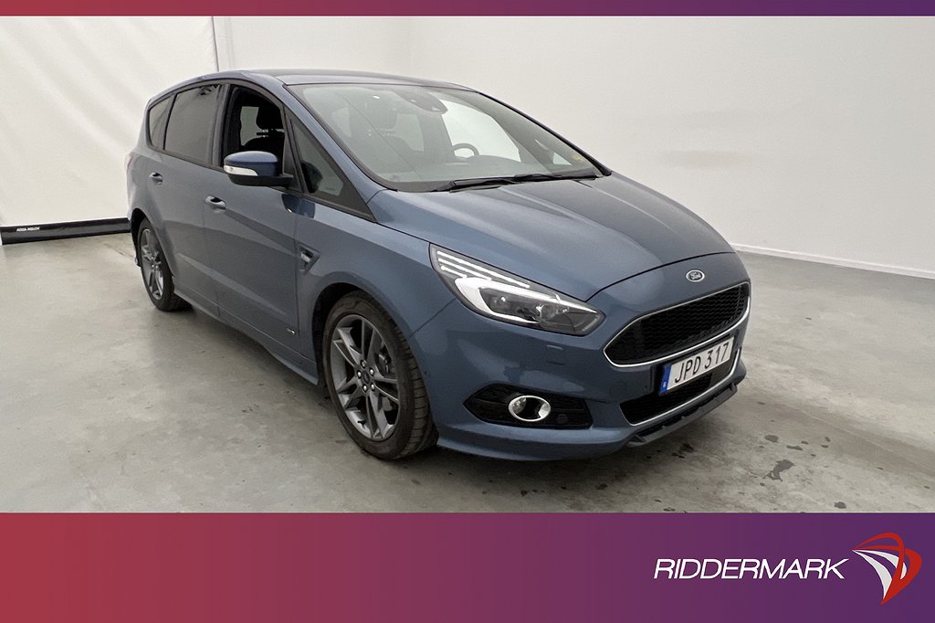 Ford S-Max AWD 190hk ST-Line 7-Sits P-Värm Pano Kamera Drag