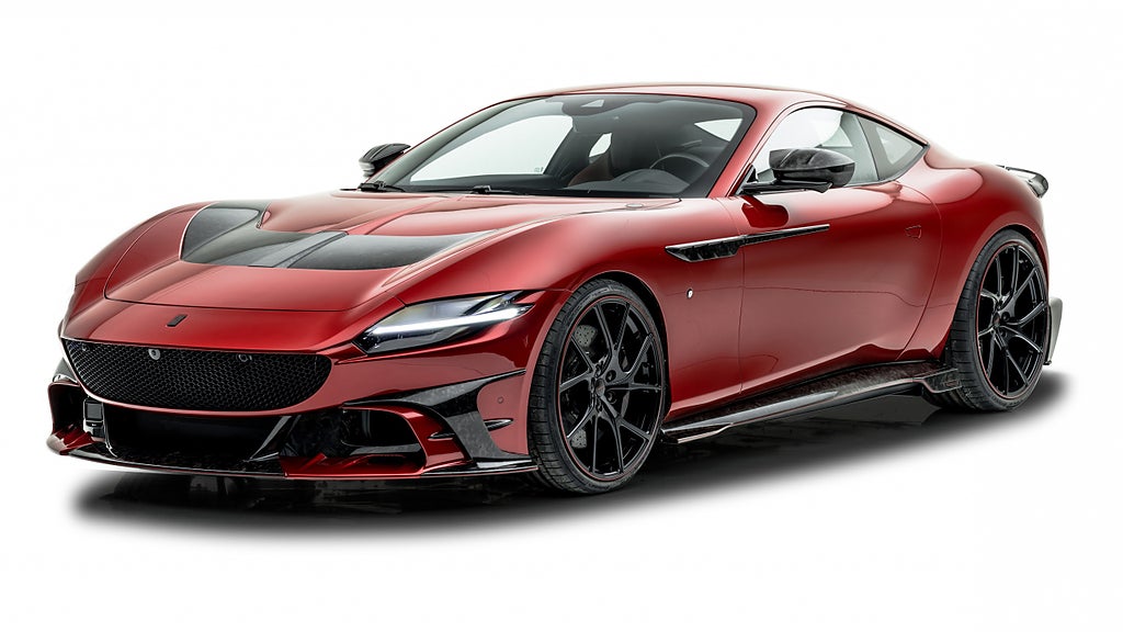 Ferrari Roma har fått en uppdatering på utseendet och en effektökning tack vare Mansory. Foto: Mansory