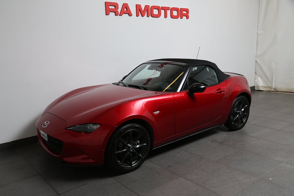 Mazda MX-5 2,0 SKYACTIV-G 160hk Soft Top (Cab) Skinn Navi 2016