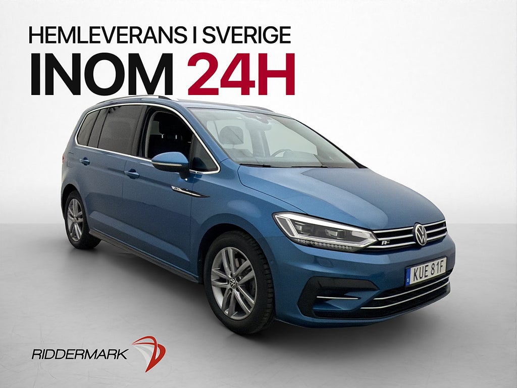 Volkswagen Touran 150hk R-line Värmare Kamera Drag