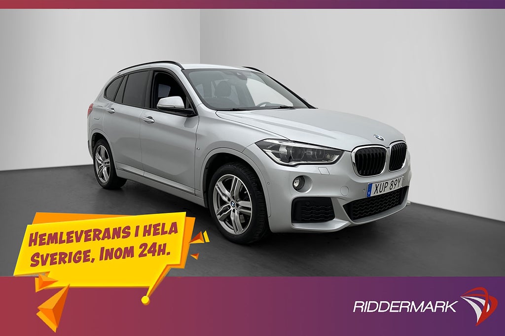 BMW X1 XDrive20d 190hk M Sport HiFi HUD Kamera Dragkrok Navi