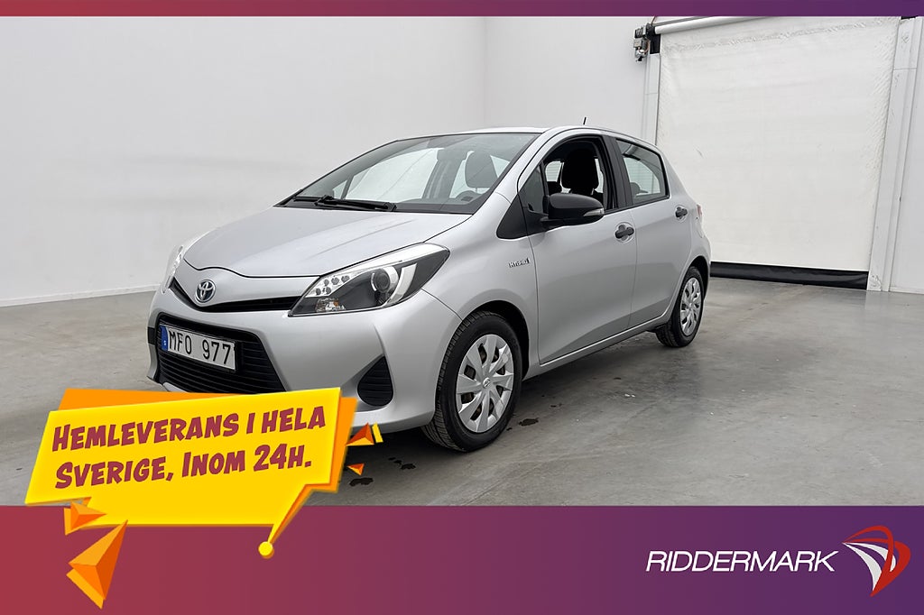 Toyota Yaris Hybrid e-CVT 101hk Life Sensorer 0,35l/mil