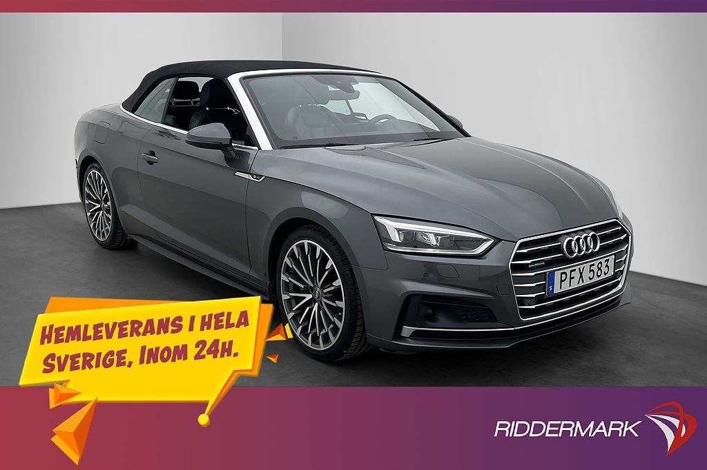 Audi A5 Cabriolet 2.0 252hk Quattro S Line Cockpit