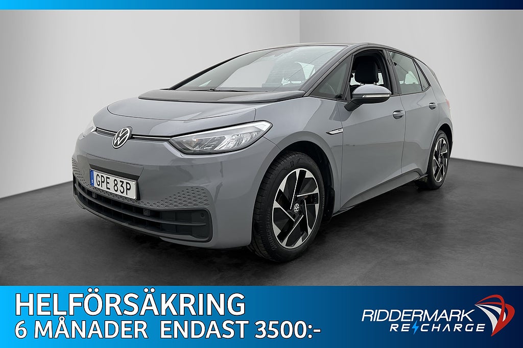 Volkswagen ID.3 Pro Performance Värmare CarPlay Navi MOMS