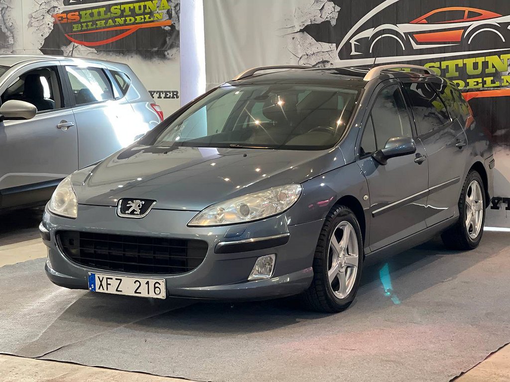 Peugeot 407 SW 2.2 AUTOMAT PANORAMATAK NY BESIKTAD NY SERVAD