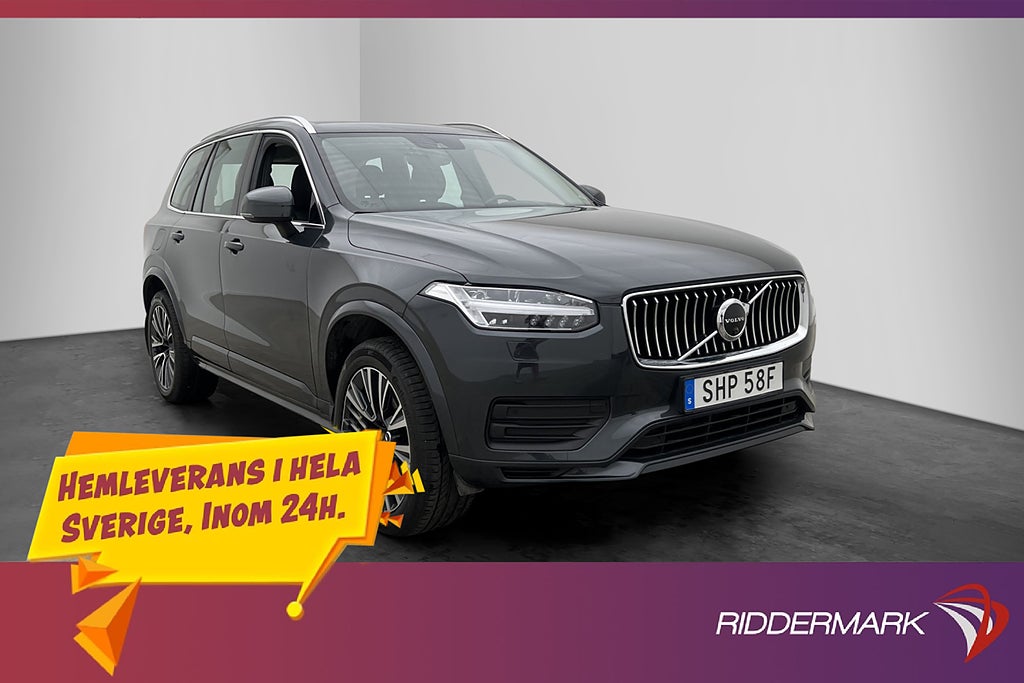 Volvo XC90 B5 AWD VOC 360° Kamera Navi Skinn BLIS Dragkrok