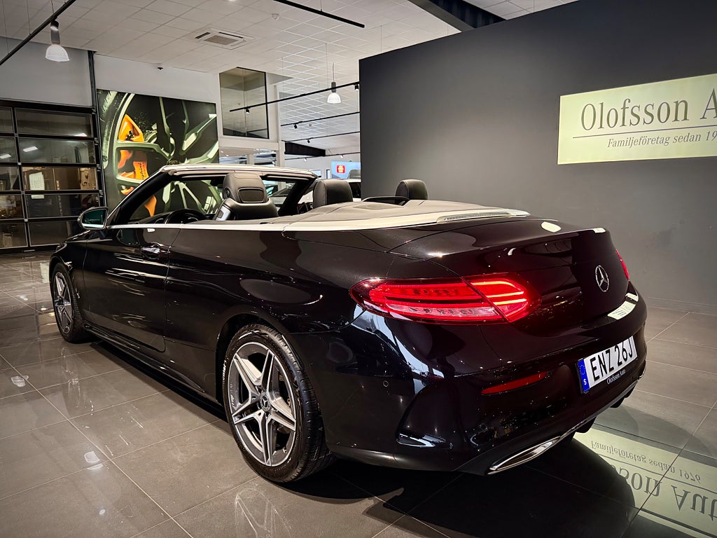 Mercedes-Benz C 200 AMG Cabriolet Premium Plus Läder Navi Burmester - bild 3