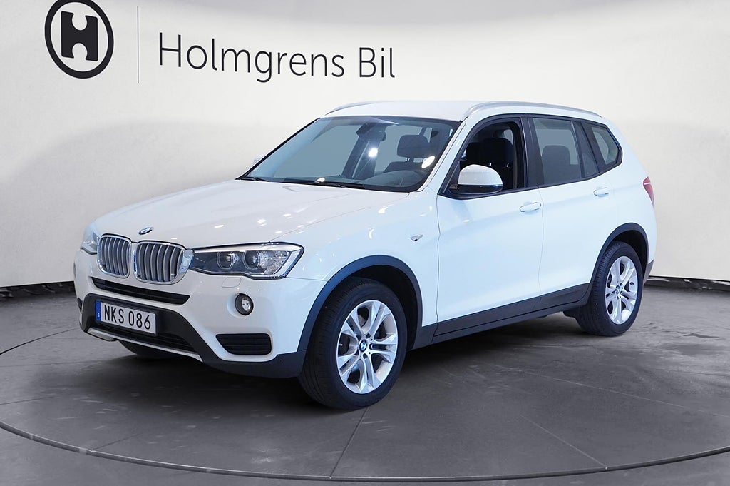 BMW X3 xDrive35d Steptronic 313hk Navi Dragkrok PDC Fram Bak