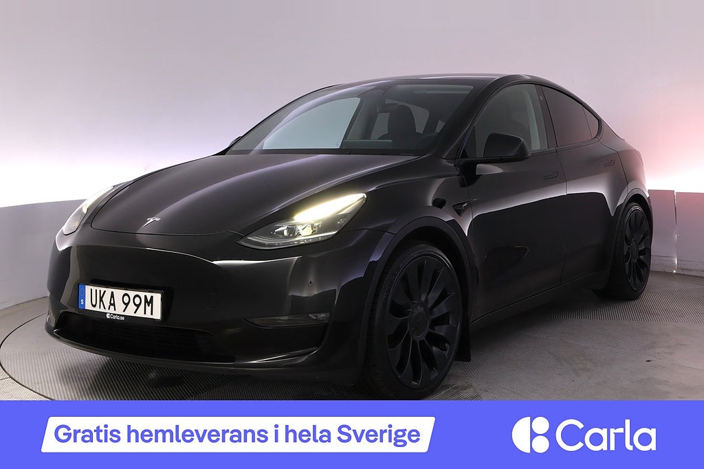 Tesla Model Y Performance Drag Autopilot Panorama