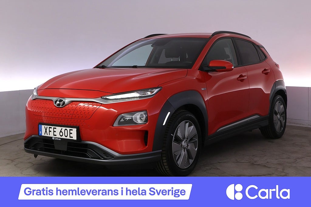Hyundai Kona Electric 64 kWh Kamera Krell BLIS Navi Elstol