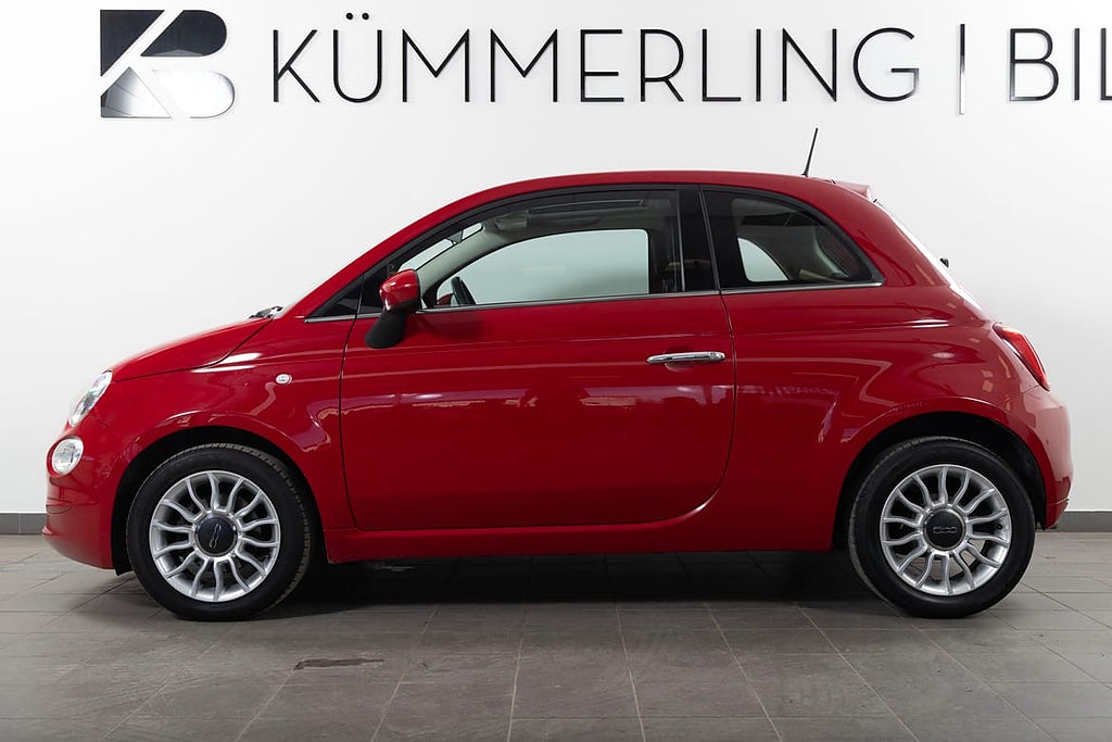 Fiat 500 1.2 8V Manuell 69hk Glastak/PDC