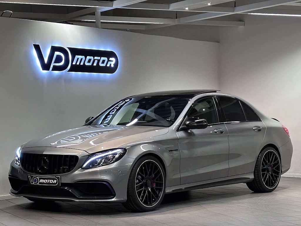 Mercedes-Benz AMG C 63 S Sedan Burmester Pano Sv-såld 510hk