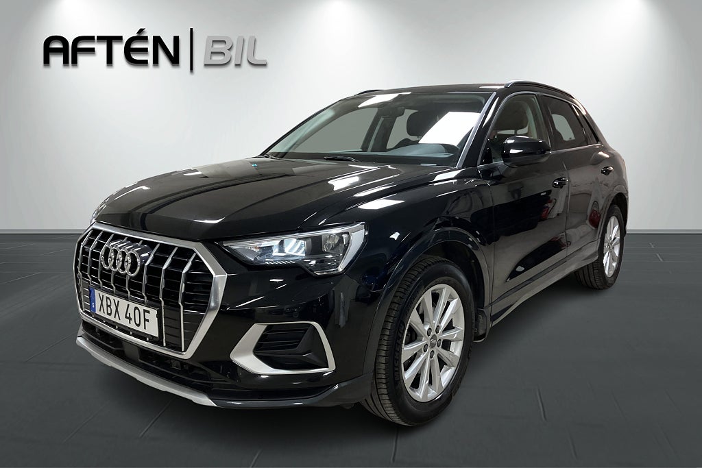 Audi Q3 40 TDI Quattro, Drag, Carplay, B-kamera, Värmare 