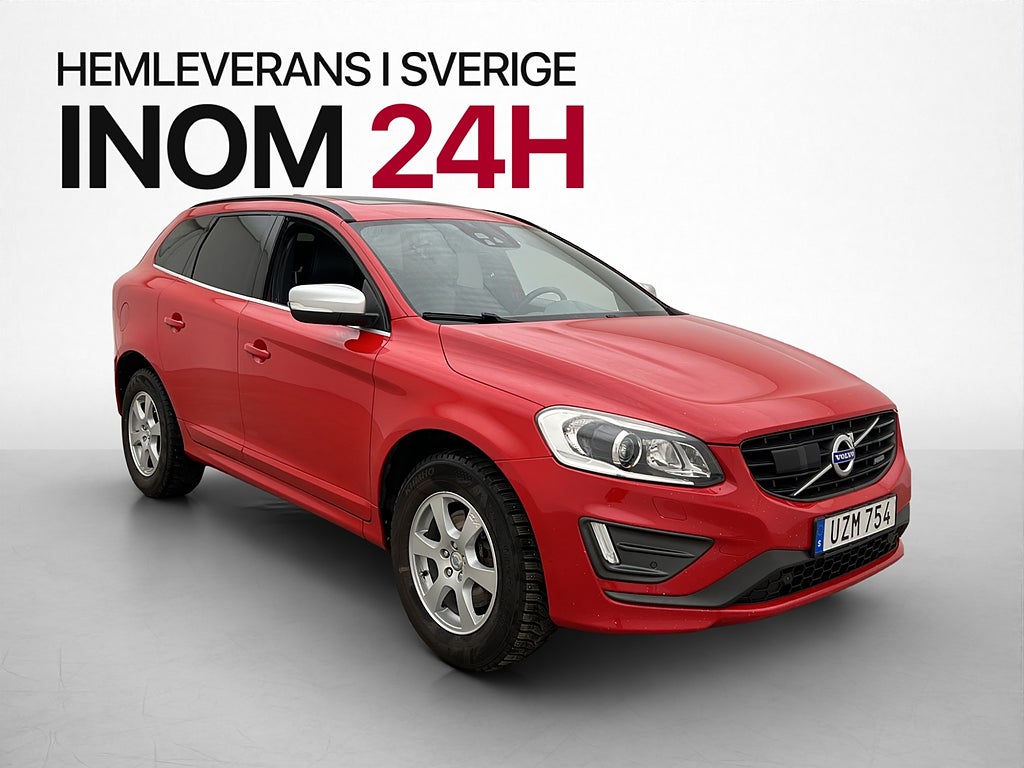 Volvo XC60 D4 AWD R-Design Värmare Pano Kamera Dragkrok Navi