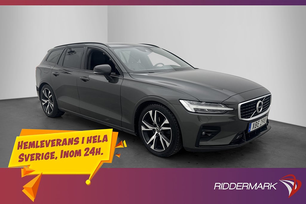 Volvo V60 D3 AWD R-Design VOC Värmare Kamera Skinn HUD Drag