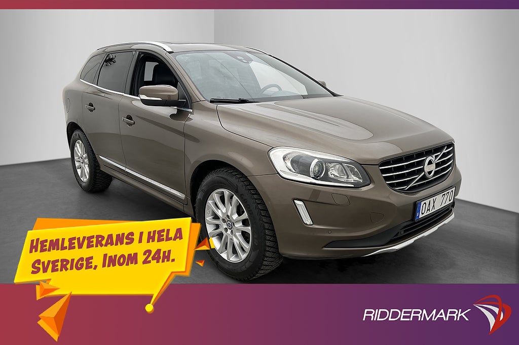 Volvo XC60 D4 AWD Summum Värmare VOC Pano Navi Skinn Drag