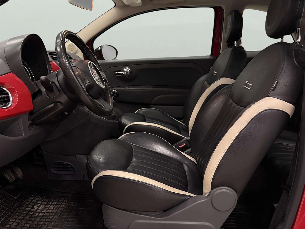 Fiat 500 1.2 8V Lounge Skinn Panorama  - miniatyr 10