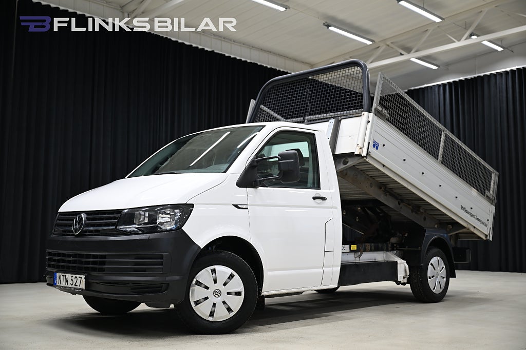 Volkswagen Transporter 2.0 TDI 102HK Flak|Tipp|Tippflak|Drag|Värmare|Leasbar
