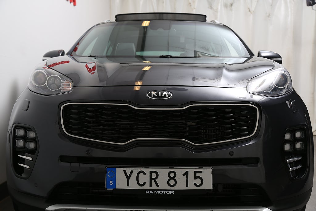 Kia Sportage 2,0 CRDi 185hk GT-Line AWD Panorama Skinn Motorv Drag 2016