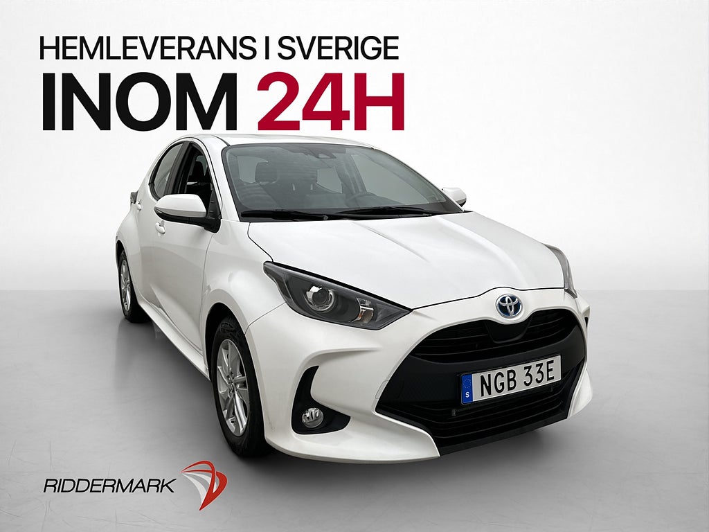 Toyota Yaris Hybrid 116hk Active Kamera Carplay MOMS