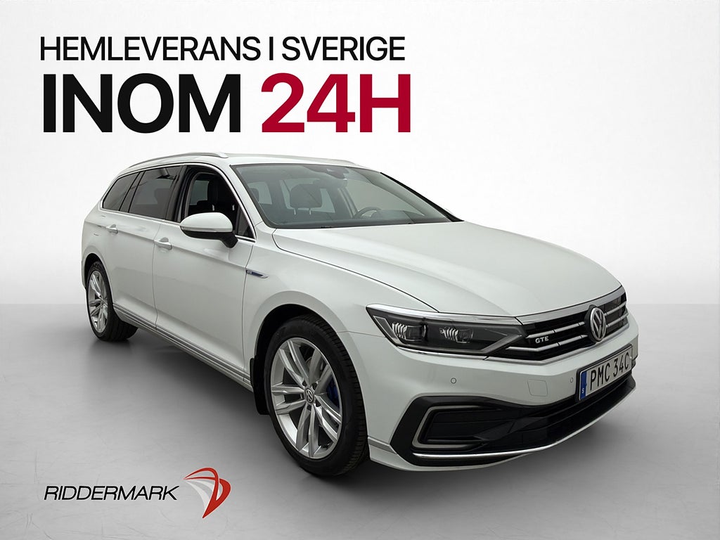 Volkswagen Passat GTE 1.4 TSI 218hk Värmare Drag Navi Isofix