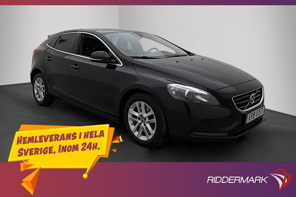 Volvo V40 D4 190hk Momentum Sensorer Farthållare 0,38L/mil