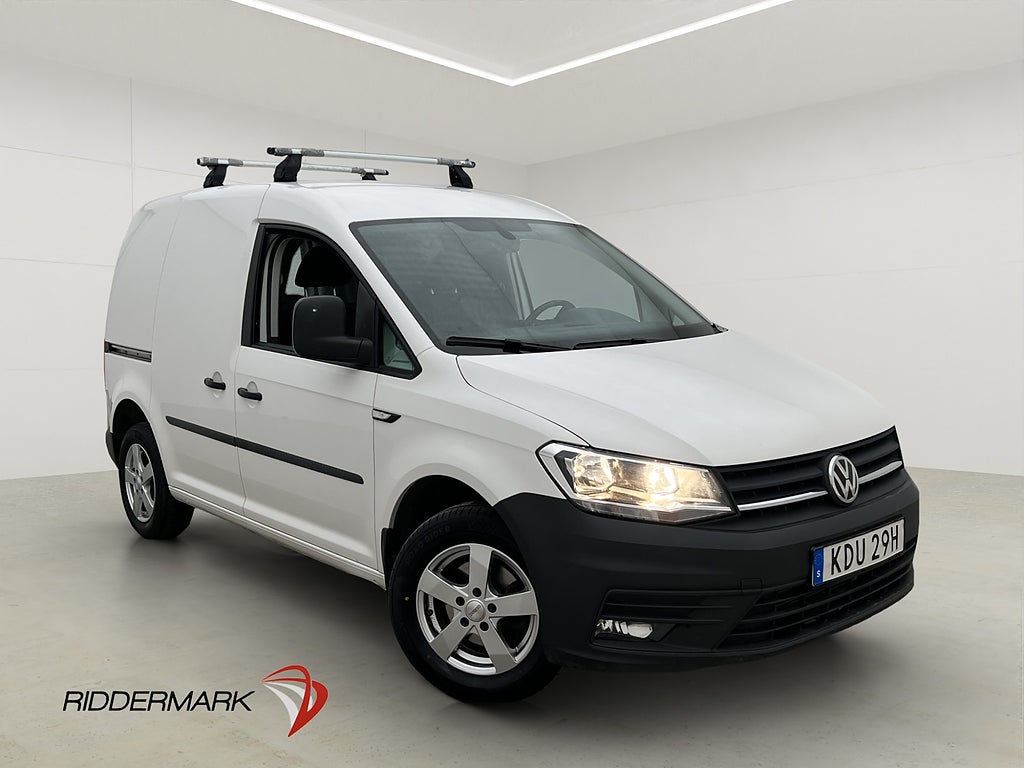 Volkswagen Caddy 2.0TDI Värmare Dragkrok PDC Takräcke Moms
