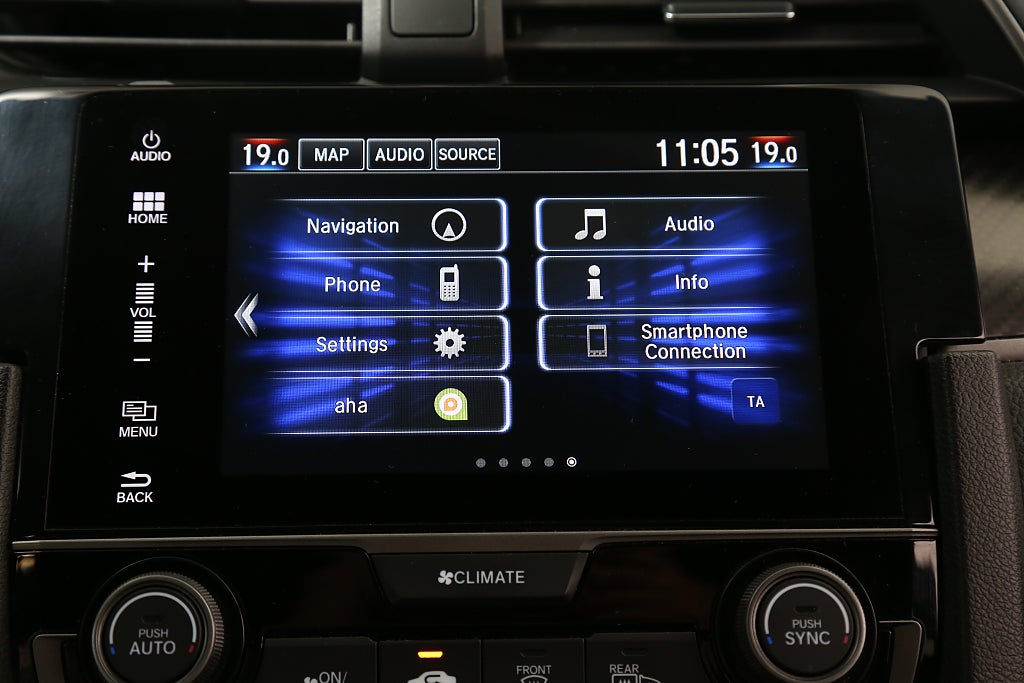 Honda Civic 1,5 i-VTEC 182hk Turbo Sport 5-dörrar Navi 2017