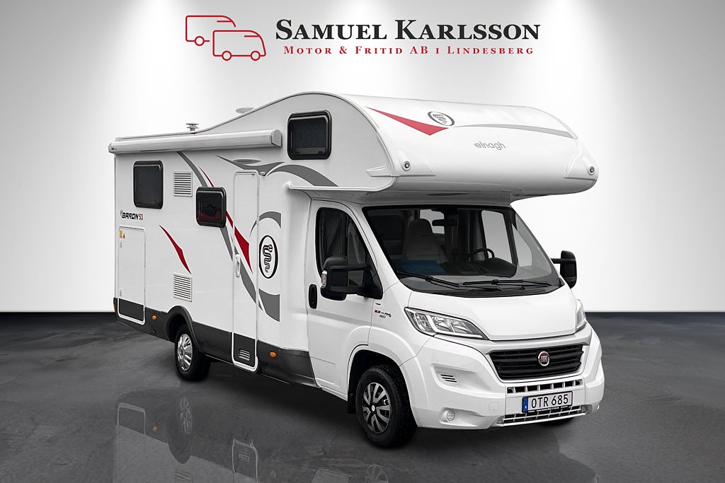 Elnagh 53  2.3L 131HK Manuell | Långbäddar | Alkov | Ugn