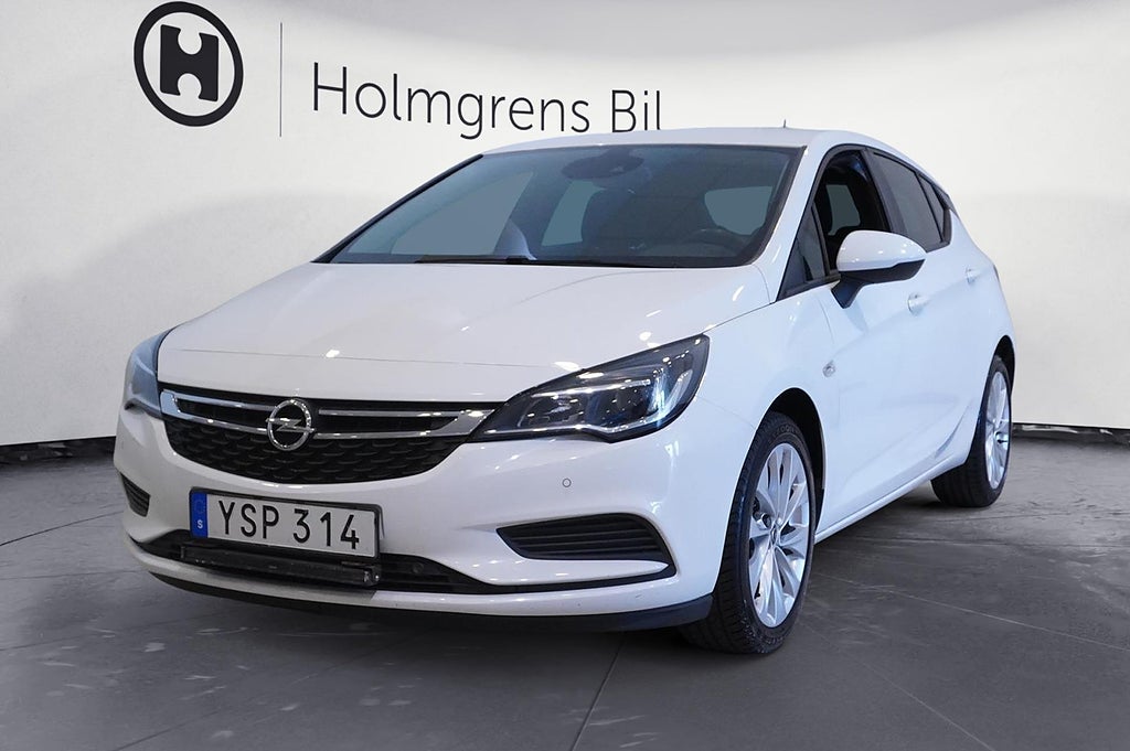 Opel Astra 1.0T Manuell, 105hk, Dragkrok, LED Ramp, Rattvärme | Ränta 3,95%