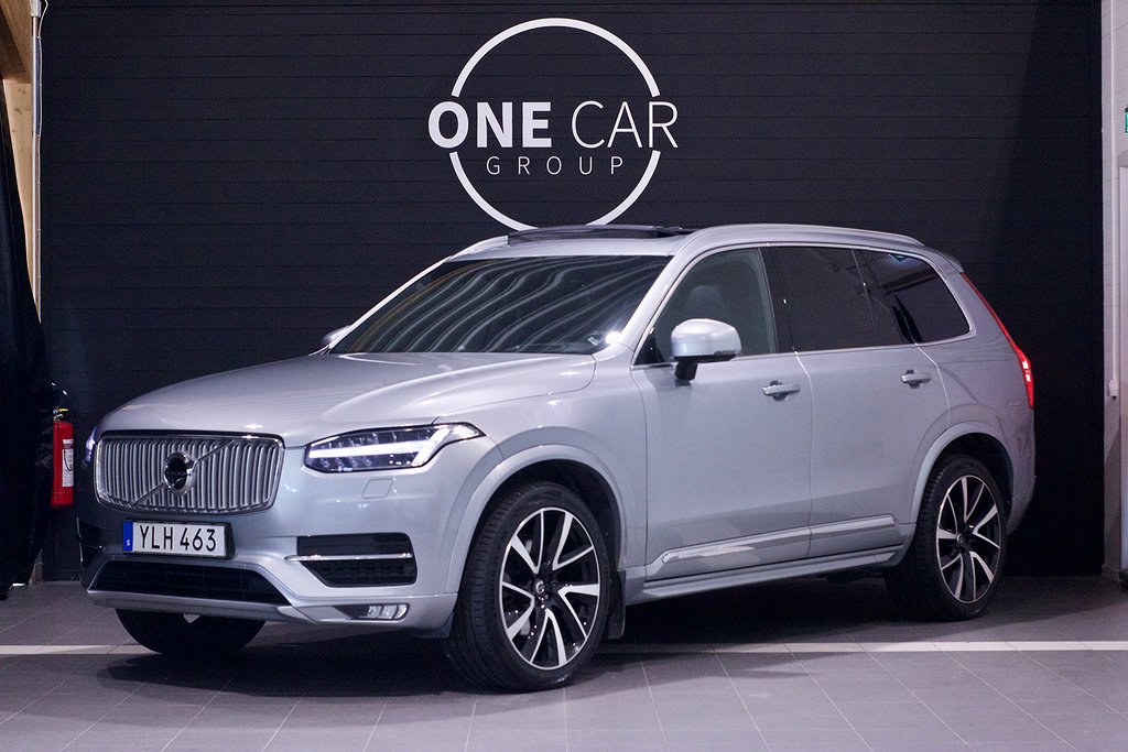 Volvo XC90 D5 AWD Inscription 7-sits Luft B&W Pano HuD 235hk