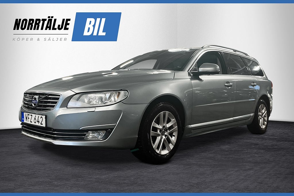 Volvo V70 D4 181 HK DRAG NAVI D-VÄRM K-REM BYTT NYSERV TAKLUCKA
