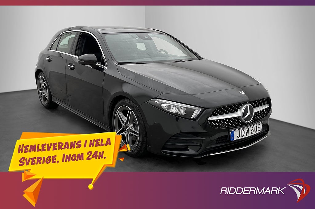 Mercedes-Benz A AMG Värmare Pano Midline Wide
