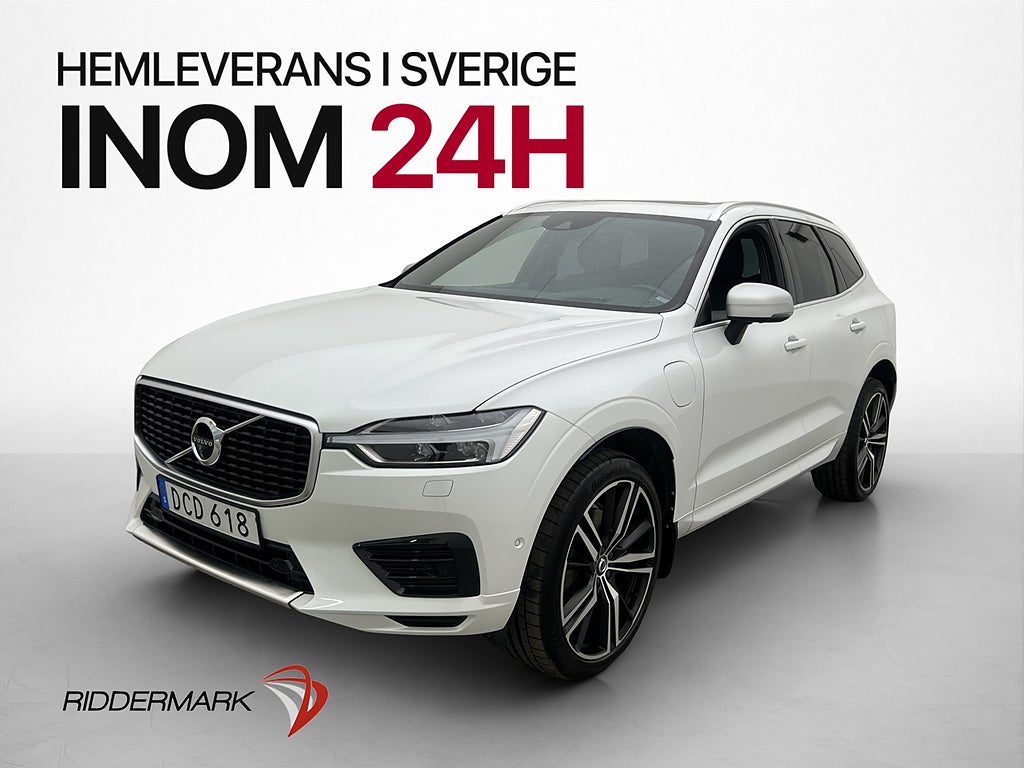 Volvo XC60 Recharge T8 AWD R-Design Pano B&W Luft Drag Skinn