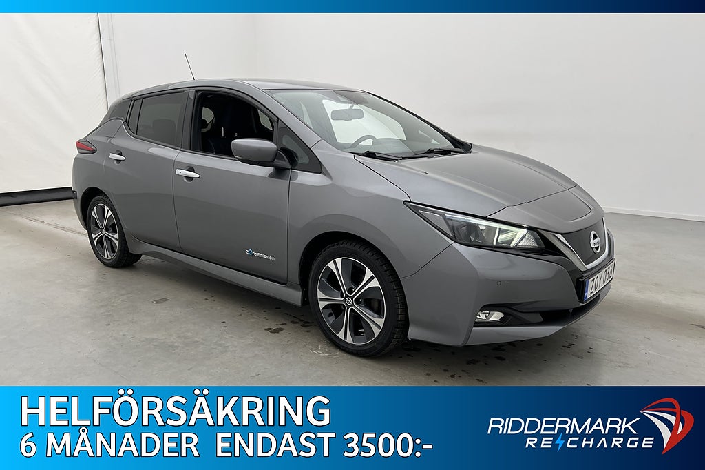 Nissan Leaf 150hk 40 kWh N-Connecta 360° Rattvärme Navi