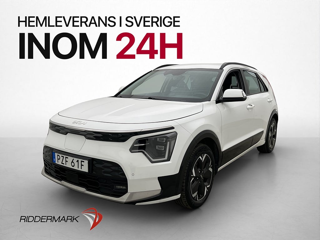 Kia Niro EV 204hk Action Kamera Navi CarPlay Halvskinn