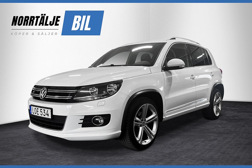 Volkswagen Tiguan 1.4 160HK TSI 4M R-LINE DRAG BENSIN VÄRMARE KAMERA 19"