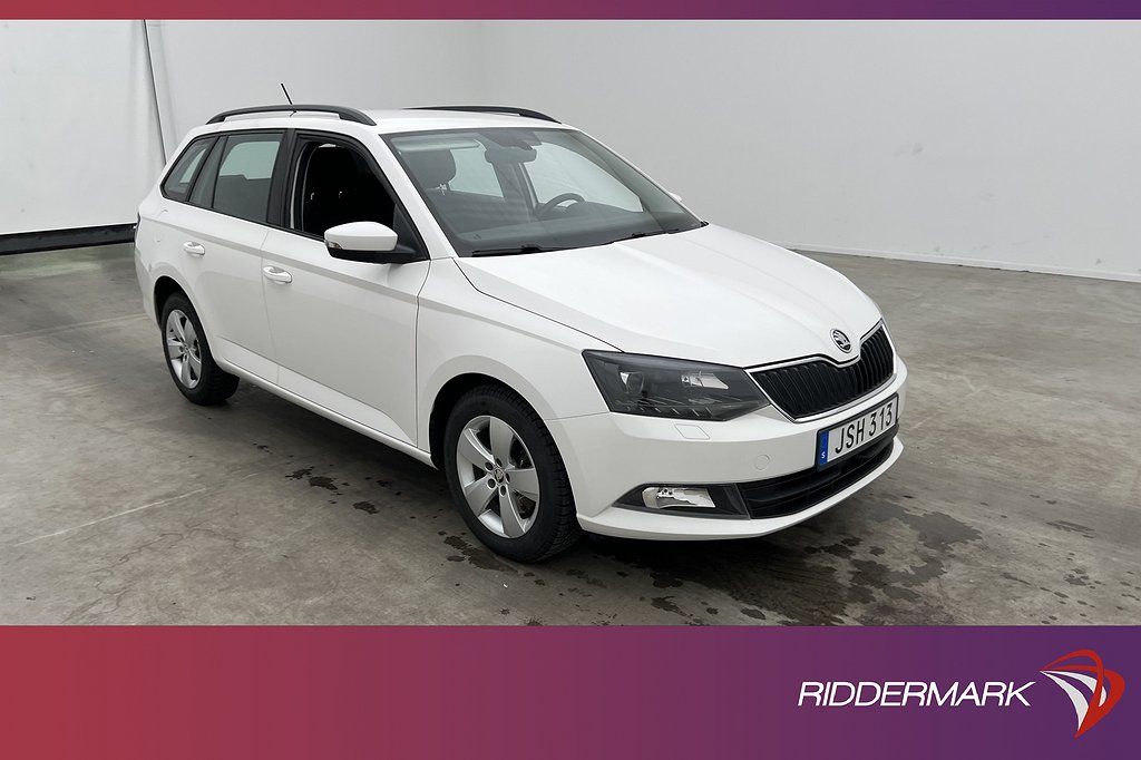 Skoda Fabia Kombi TSI 110hk Navi Sensorer CarPlay Keyless