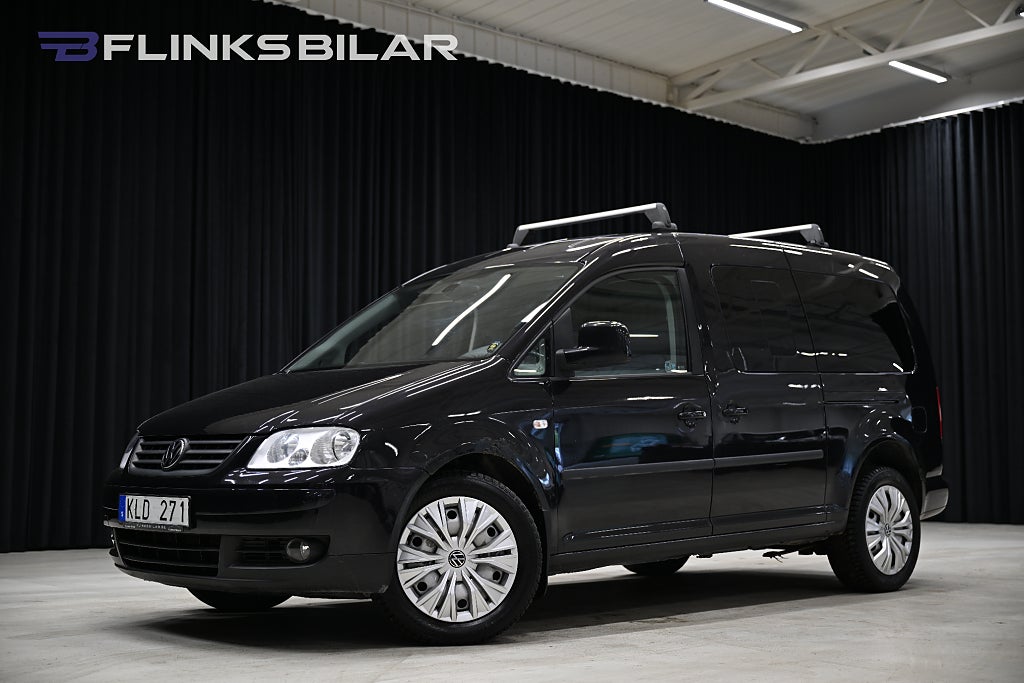Volkswagen Caddy Maxi Kombi TDI DSG 105HK 7-sits|Drag|Webasto|*RepObj*