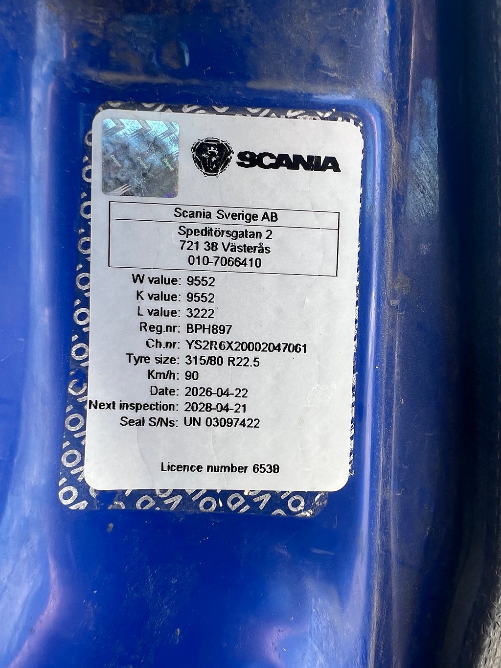 Scania R440 6x2*4 Hiab Lastväxlare inkl Flak, Euro 5
