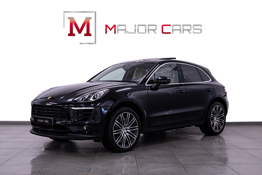 Porsche Macan S Diesel PDK 18-Vägs Pano BOSE 21" Värmare Carplay
