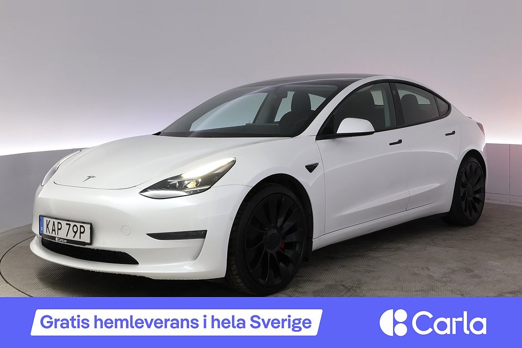 Tesla Model 3 Performance AWD Refresh Autopilot Panorama